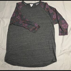 LuLaRoe Randy baseball tee